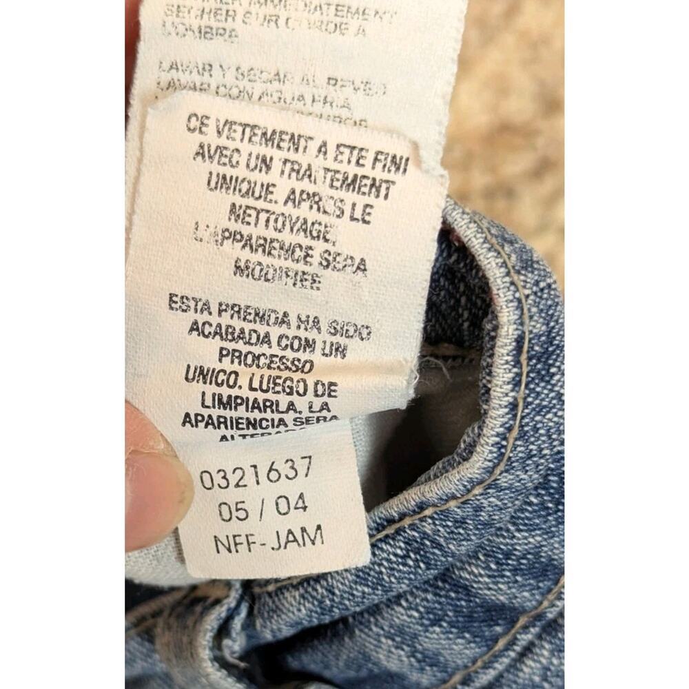 Vintage Tommy Hilfiger Y2K Low Rise Flare Jeans Size 12 Long Medium Wash - Picture 6 of 9